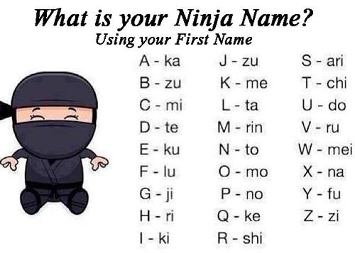 Ninja Name