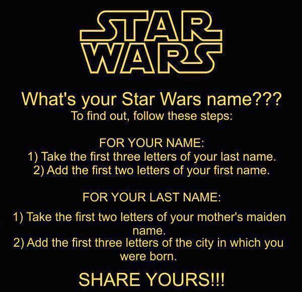 Star Wars Name